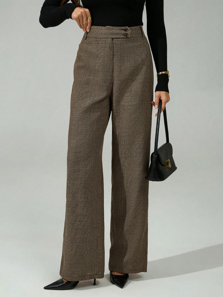 Pantaloni SHEIN, maro