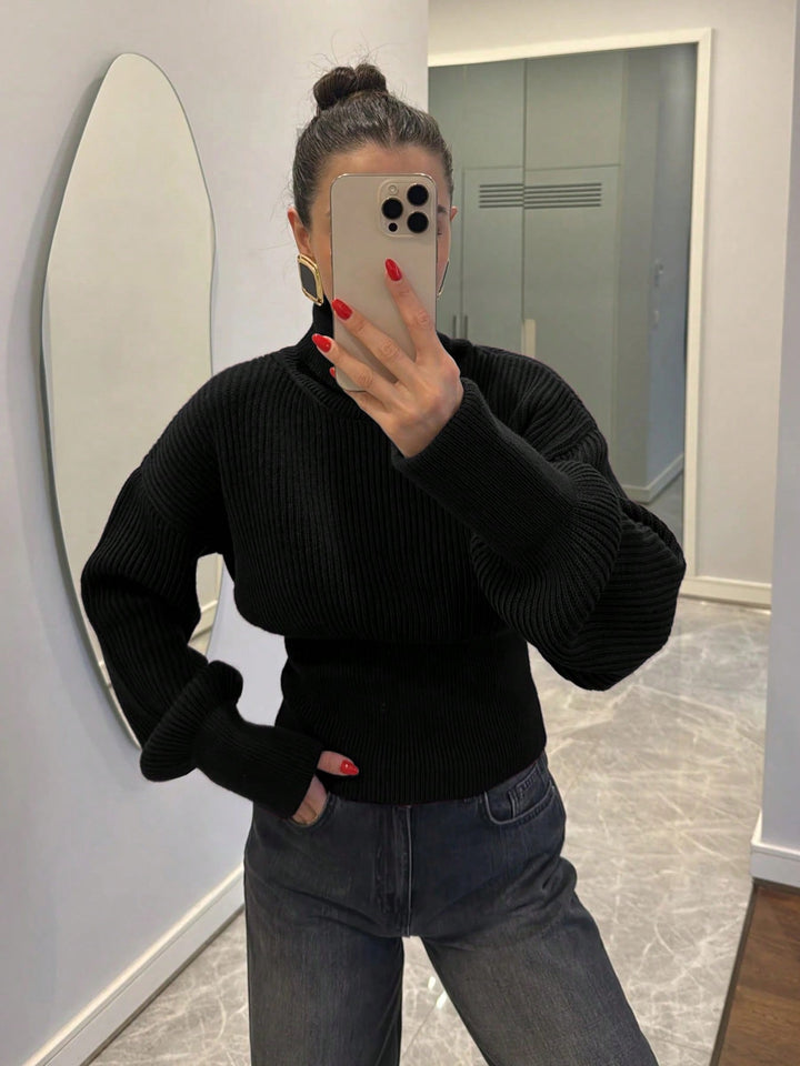 Pulover SHEIN, negru