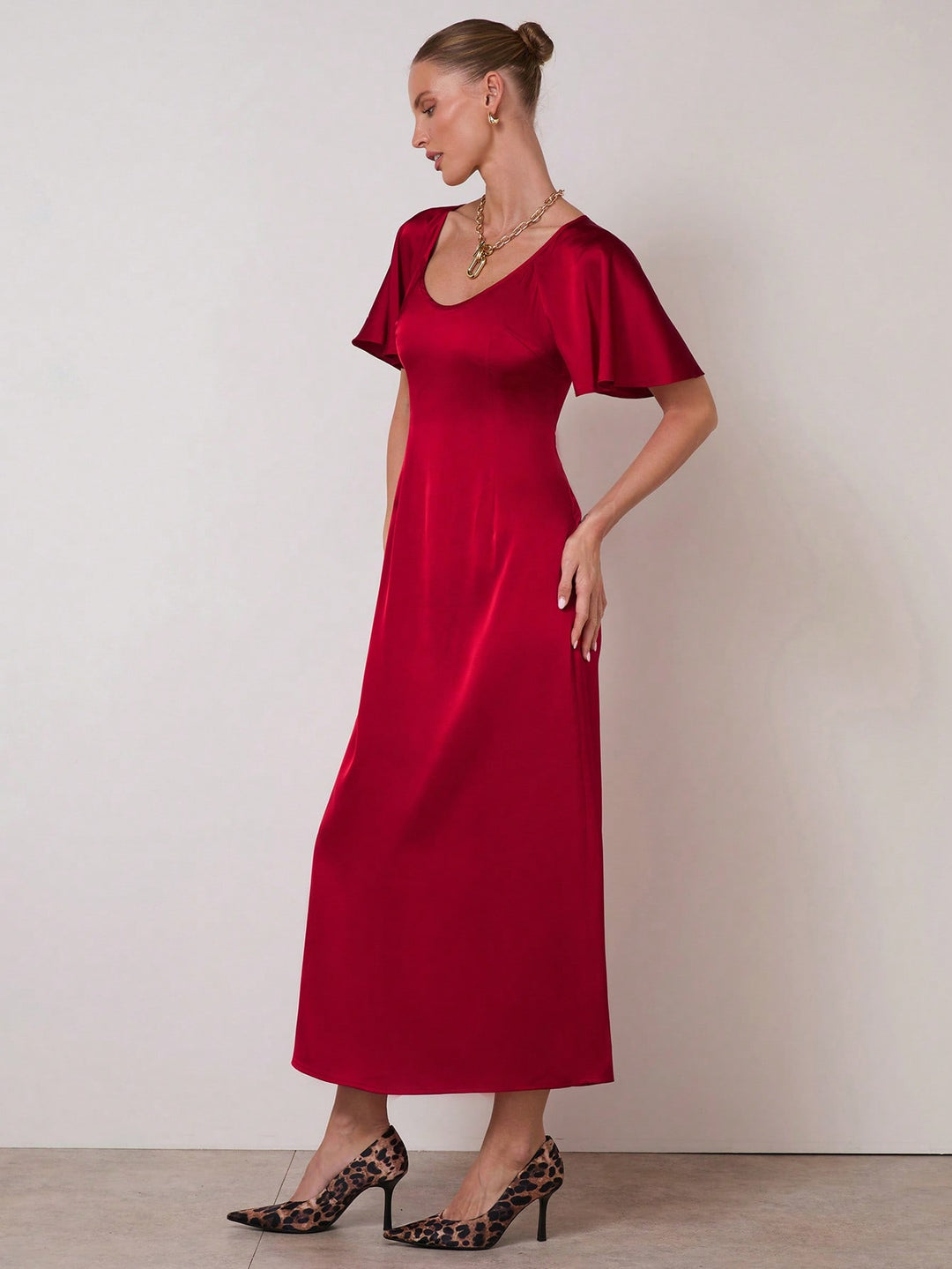 Rochie maxi SHEIN, roșu