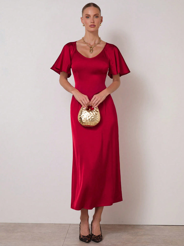 Rochie maxi SHEIN, roșu