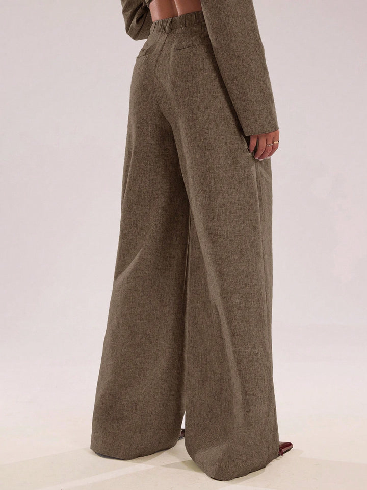 Pantalon SHEIN, maro
