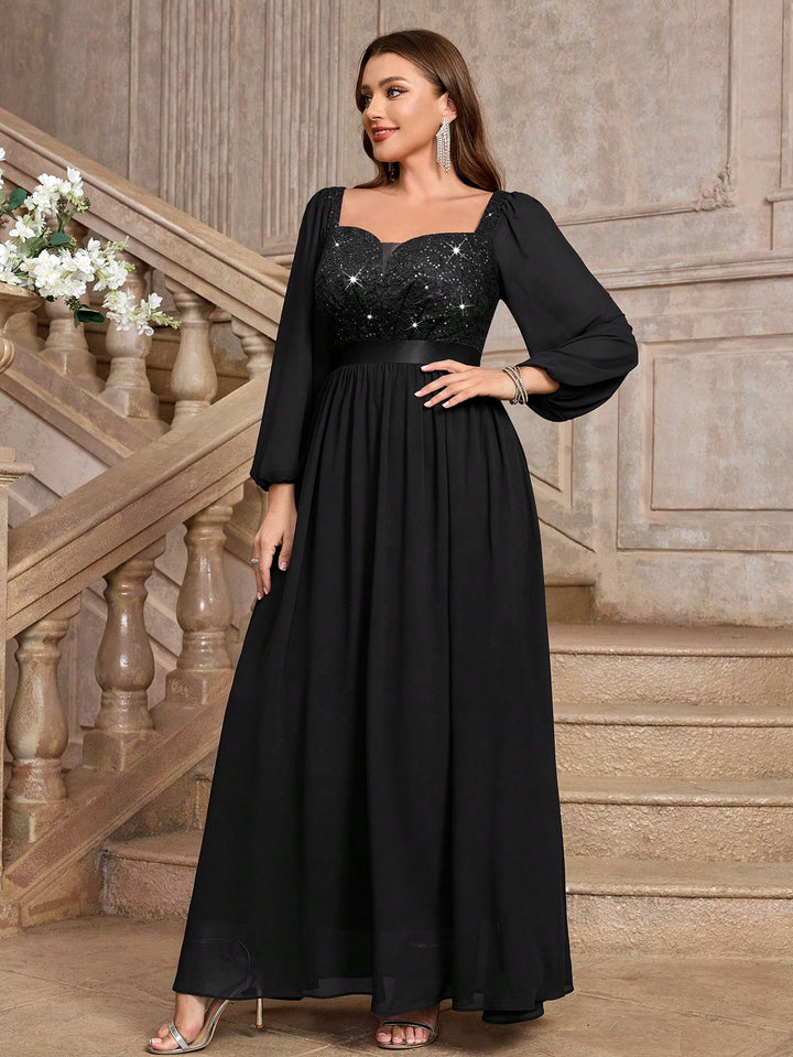 Rochie maxi SHEIN, negru