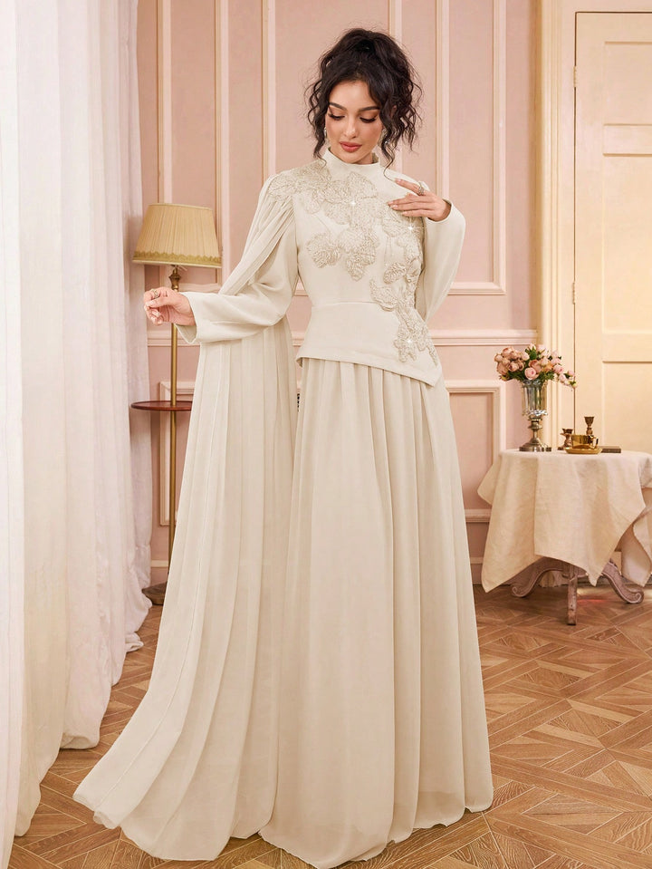 Rochie de ocazie SHEIN, bej