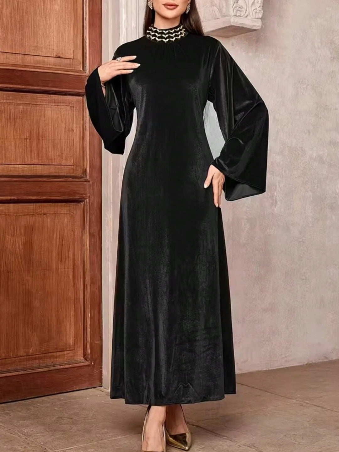 Rochie maxi SHEIN, negru