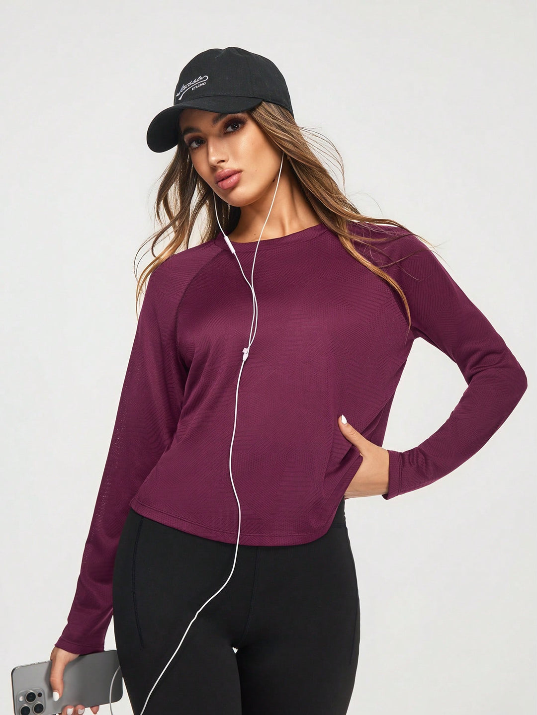 Tricou SHEIN, vișiniu