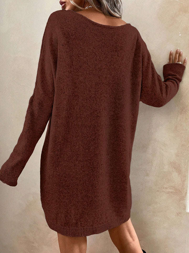 Rochie mini SHEIN, maro