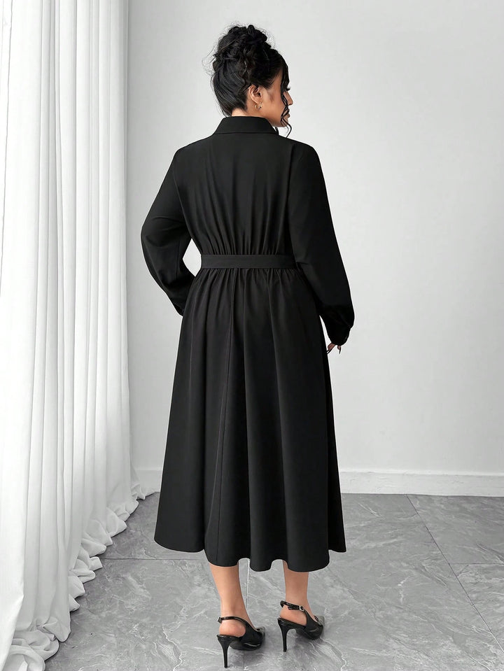 Rochie midi SHEIN, negru