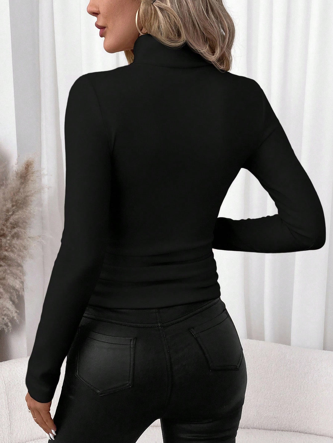 SHEIN Blouse, Black
