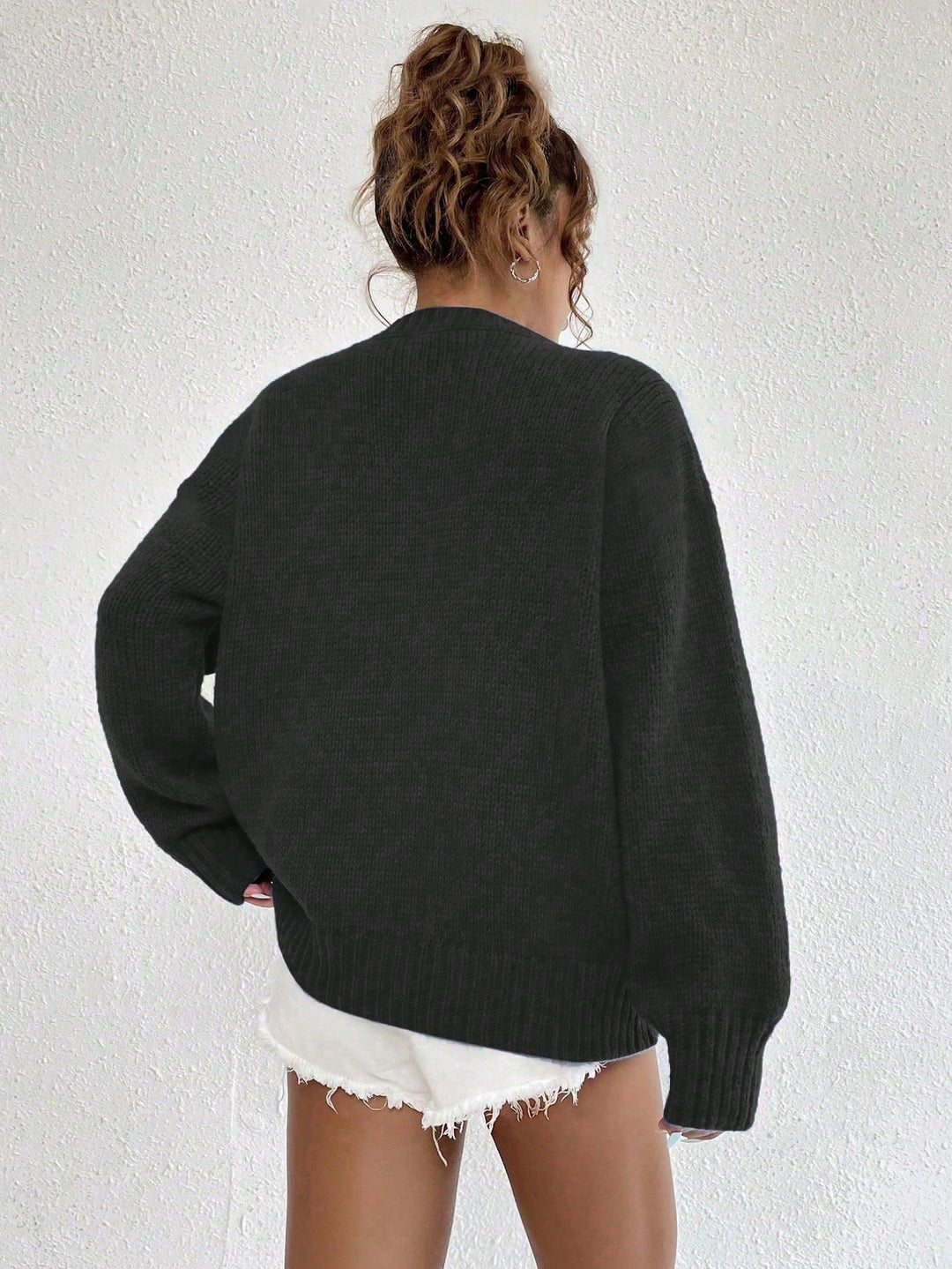 Pulover SHEIN, negru