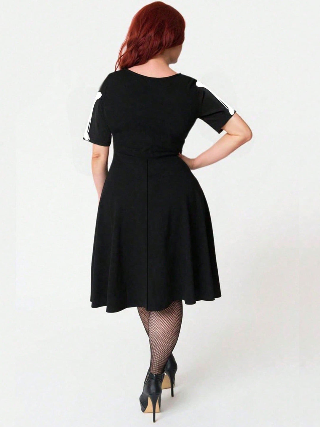 Rochie midi SHEIN, negru