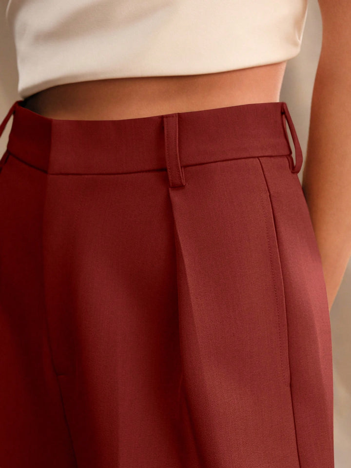 Pantaloni SHEIN, cărămiziu