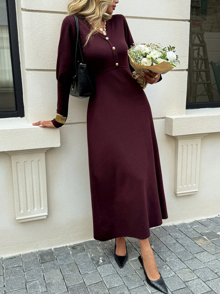 Rochie maxi SHEIN, vișiniu
