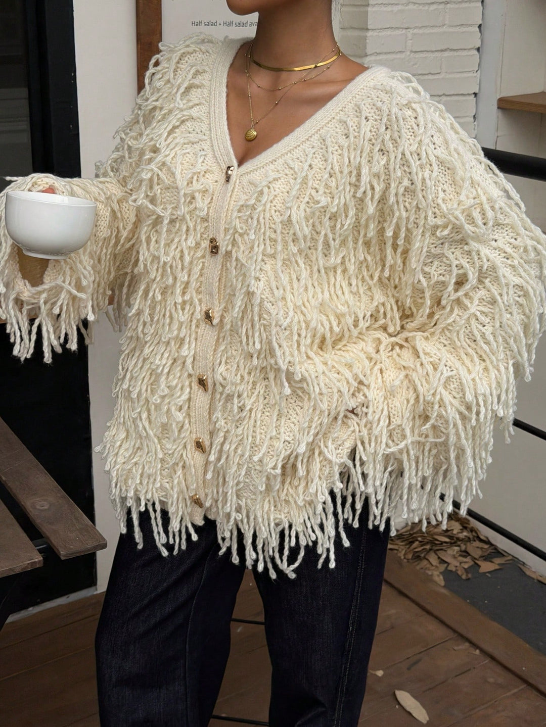 Cardigan SHEIN, bej