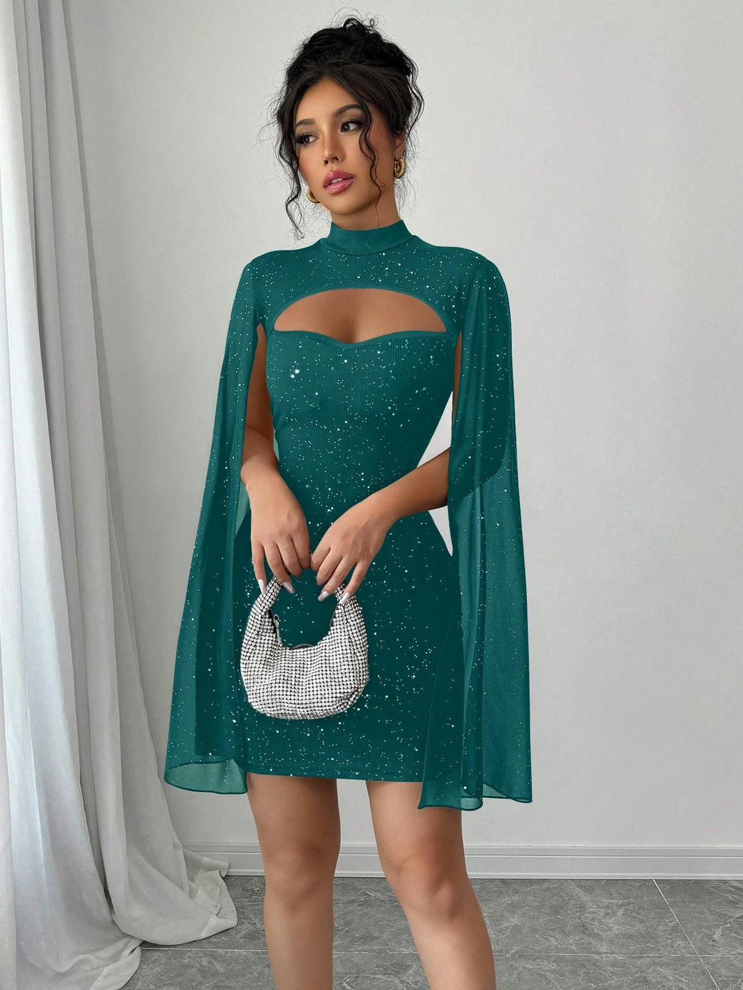 Rochie mini SHEIN, turcoaz