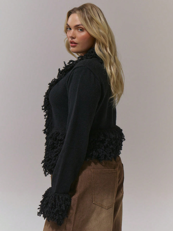Cardigan SHEIN, negru
