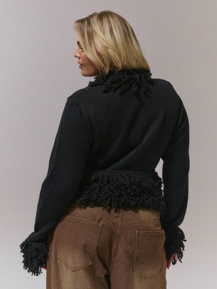 Cardigan SHEIN, negru