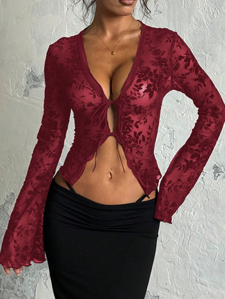 Top SHEIN, vișiniu