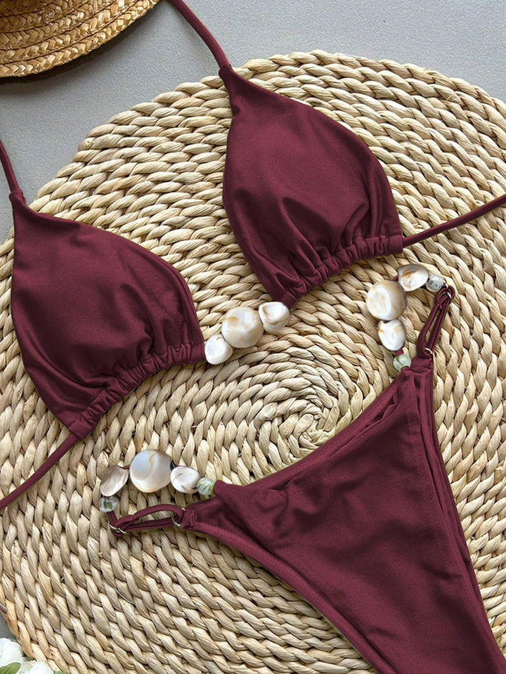Set bikini SHEIN, vișiniu