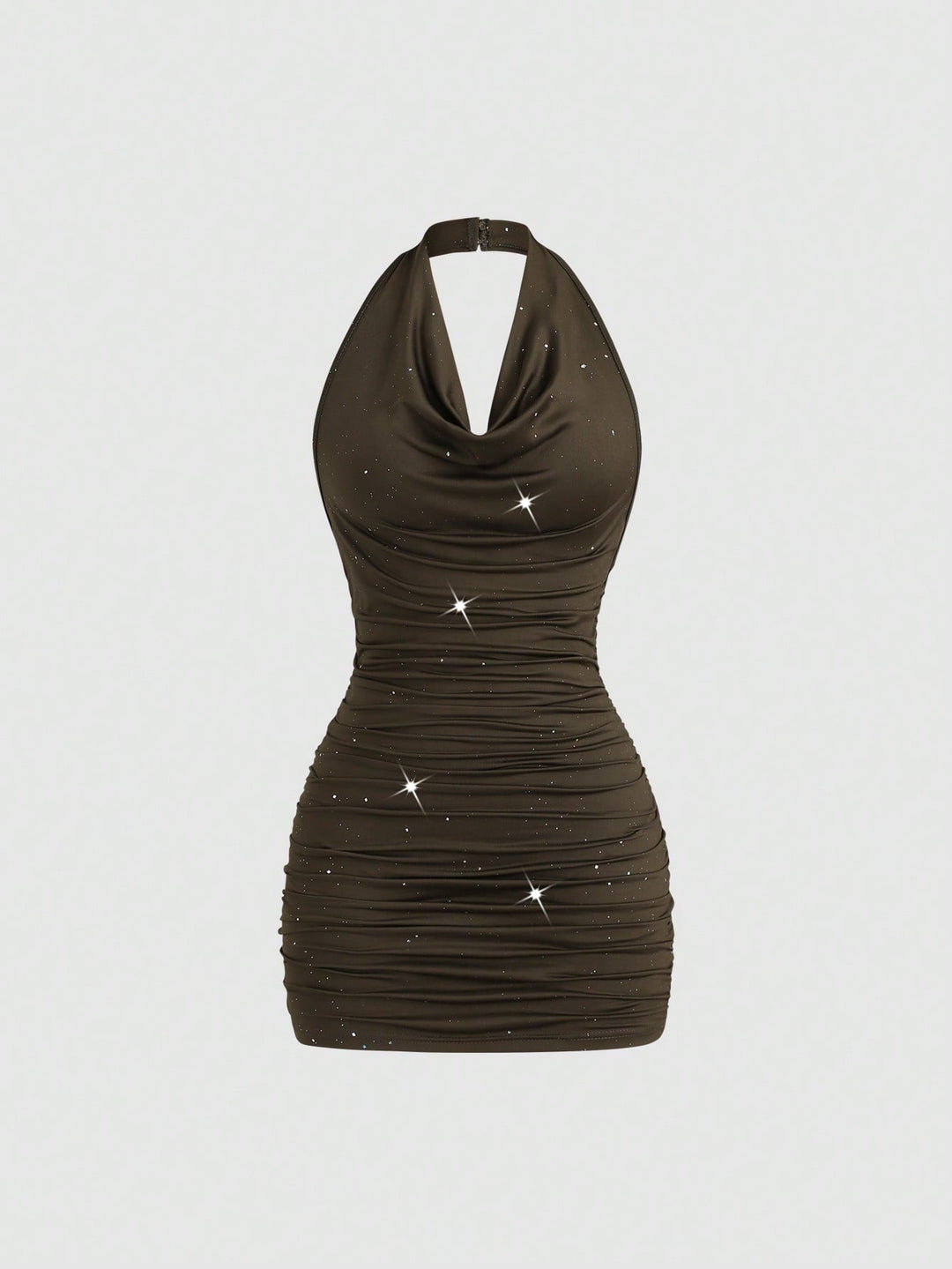 Rochie scurtă SHEIN, kaki