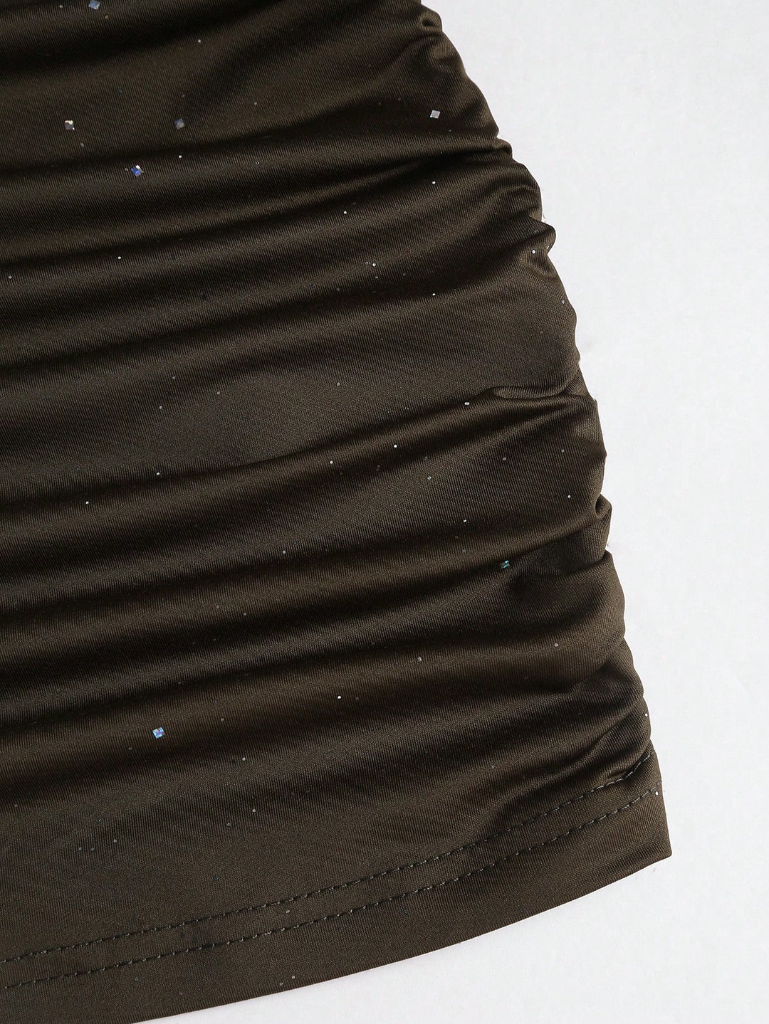 Rochie scurtă SHEIN, kaki
