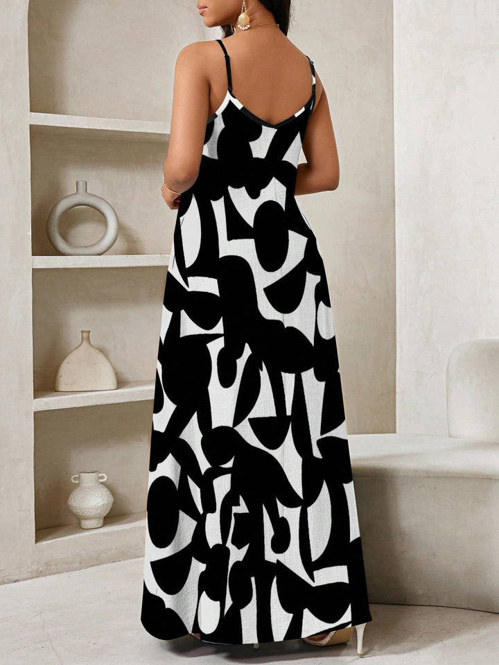 Rochie maxi SHEIN, mix culori