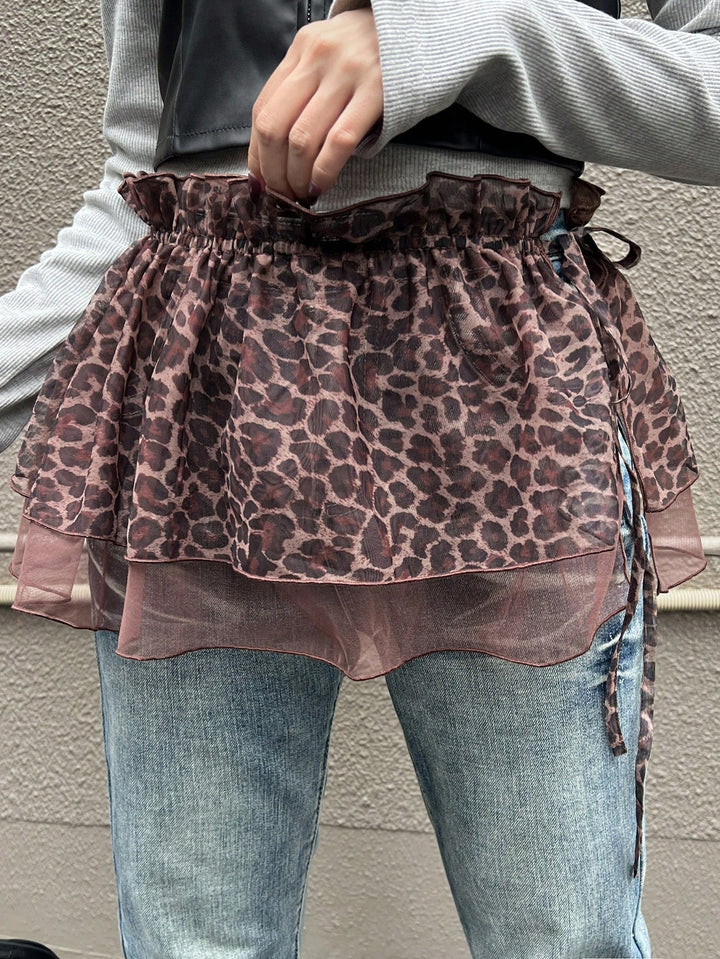 SHEIN miniszoknya, barna