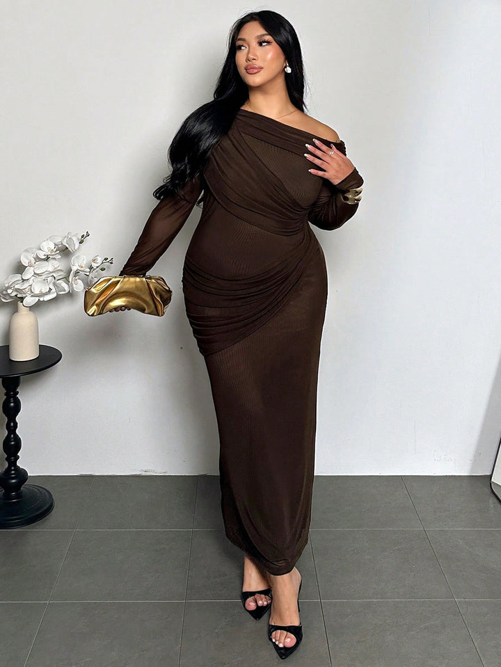 Rochie SHEIN, maro