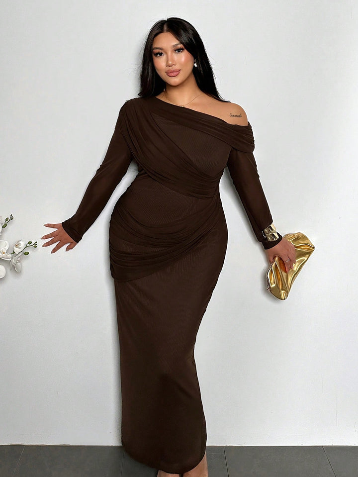 Rochie SHEIN, maro