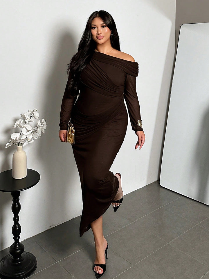 Rochie SHEIN, maro