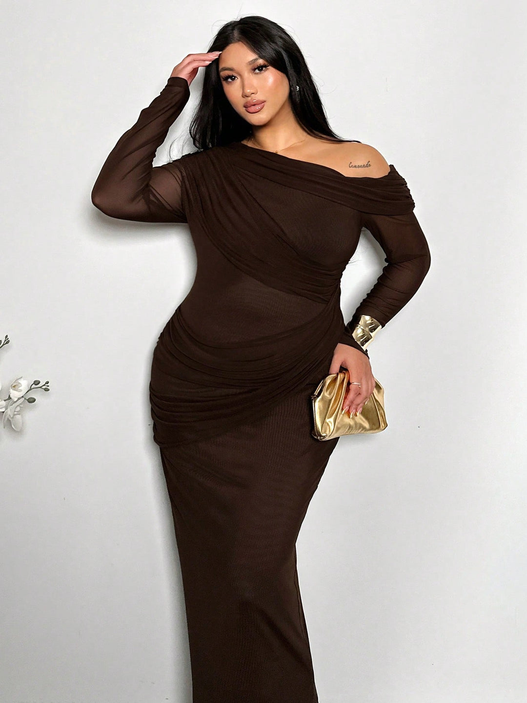 Rochie SHEIN, maro