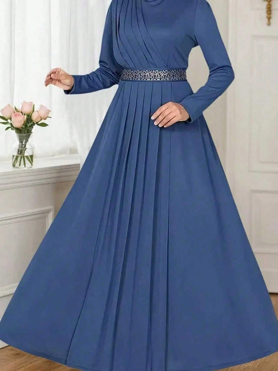 Rochie maxi SHEIN, albastru
