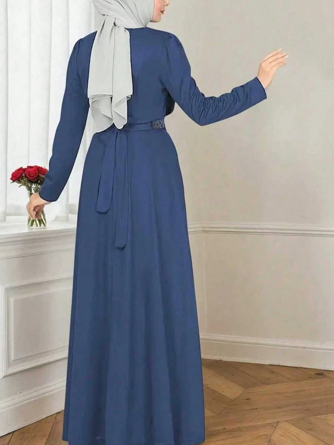 Rochie maxi SHEIN, albastru