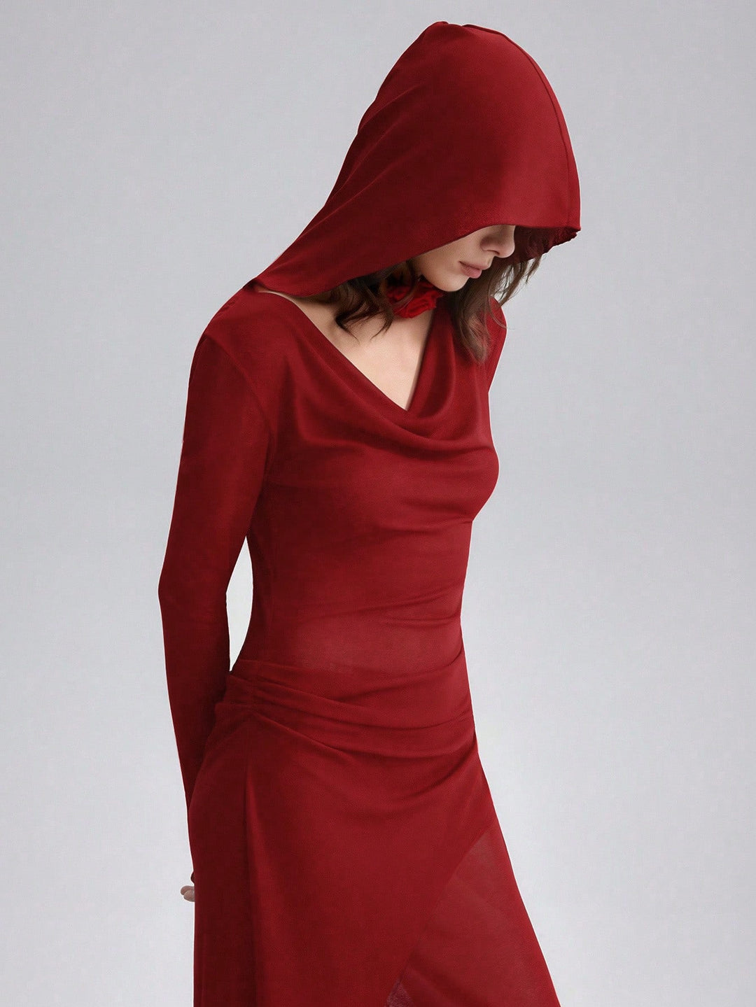 Rochie maxi SHEIN, roșu