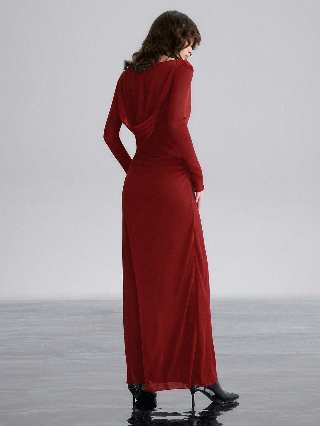 Rochie maxi SHEIN, roșu