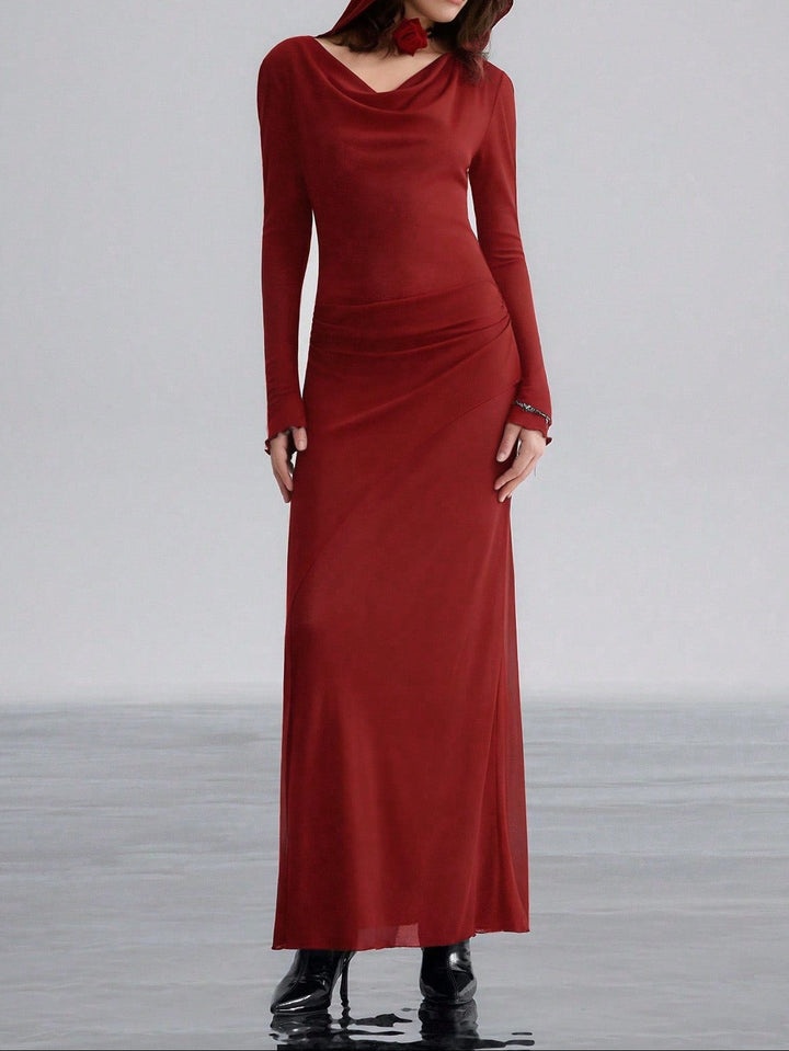 Rochie maxi SHEIN, roșu