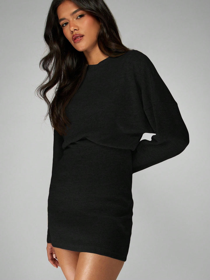Rochie mini SHEIN, negru