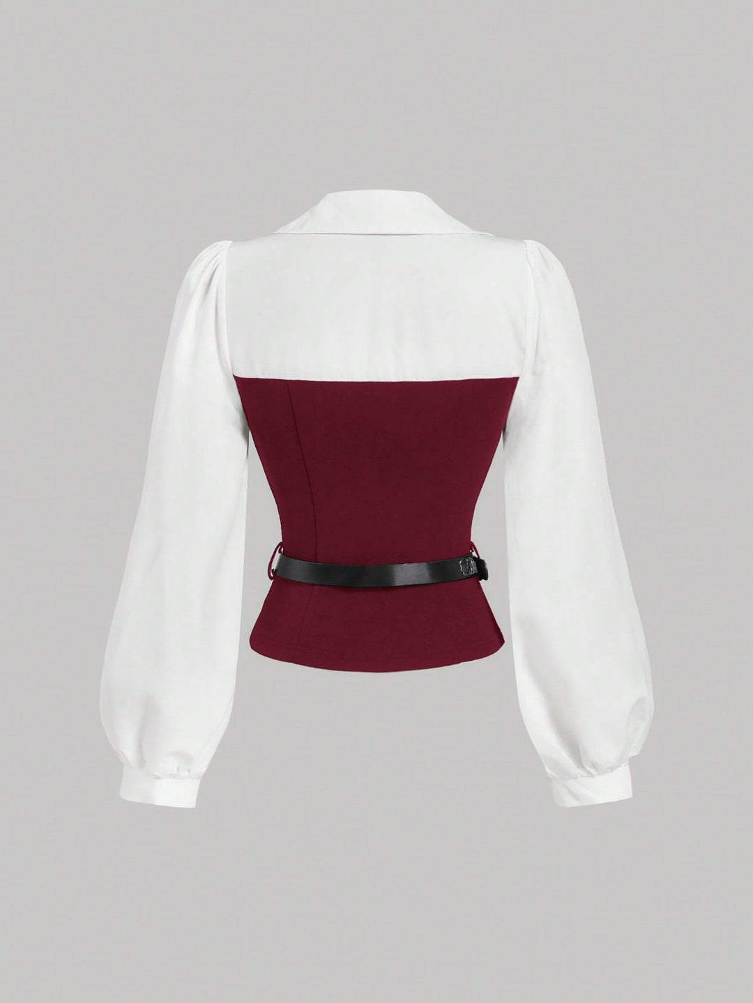 Cămașă elegantă SHEIN, vișiniu