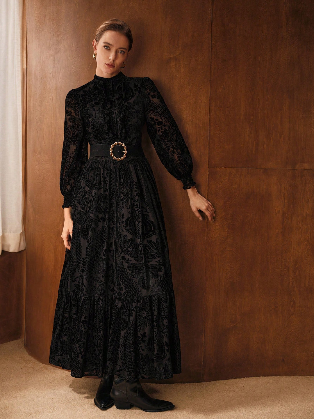 Rochie midi SHEIN, negru