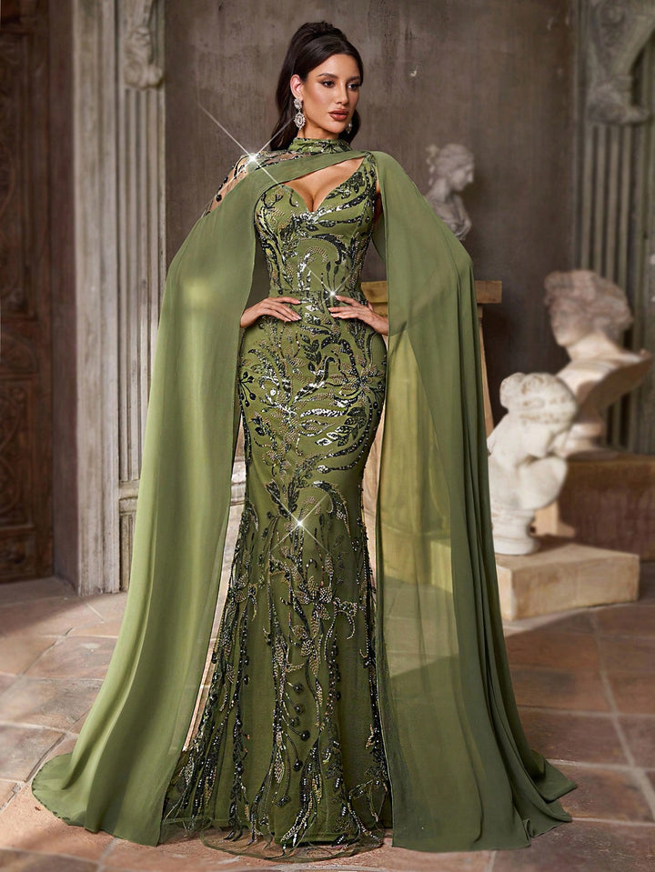 Rochie SHEIN, kaki