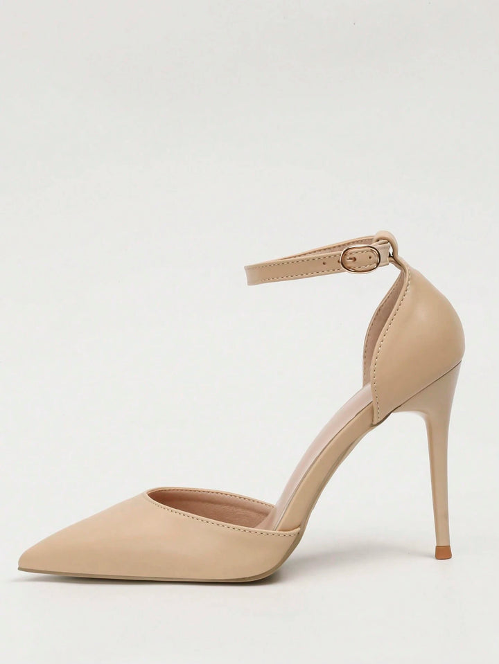 Pantofi cu toc SHEIN, bej
