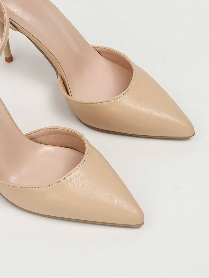 Pantofi cu toc SHEIN, bej