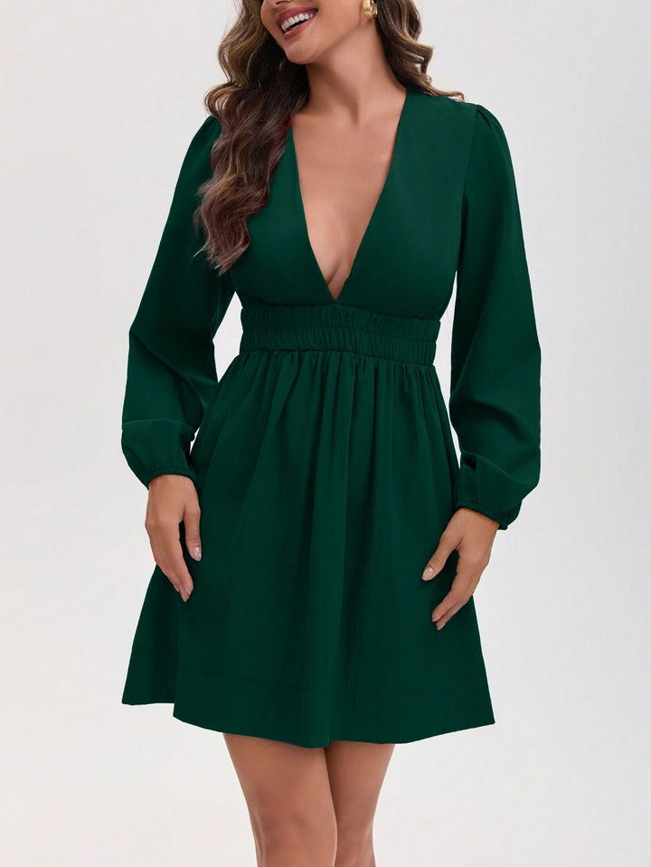 Rochie scurtă SHEIN, verde