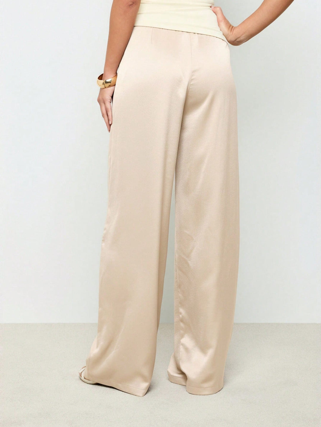 Pantaloni SHEIN, crem