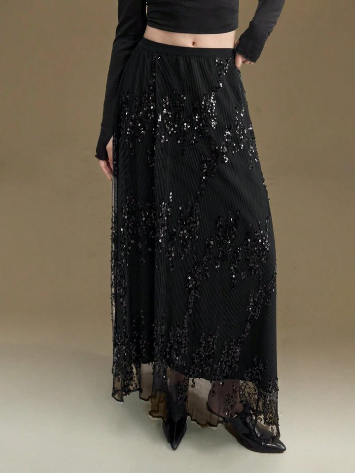 Fustă maxi Shein, negru