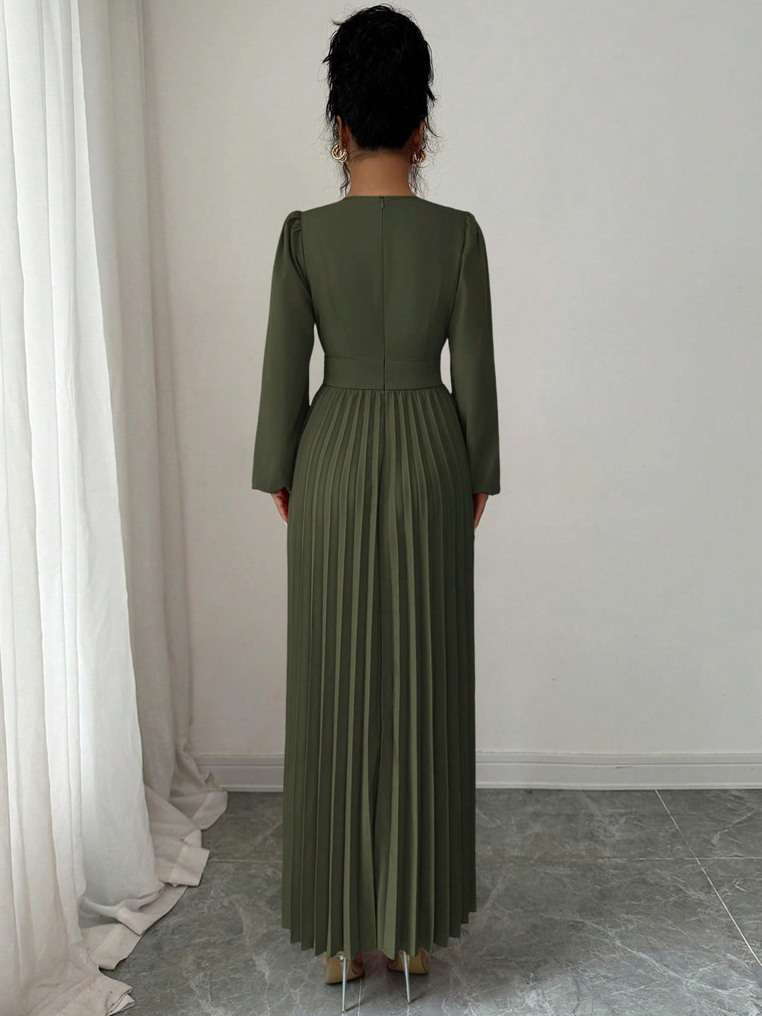 Rochie scurtă SHEIN, verde