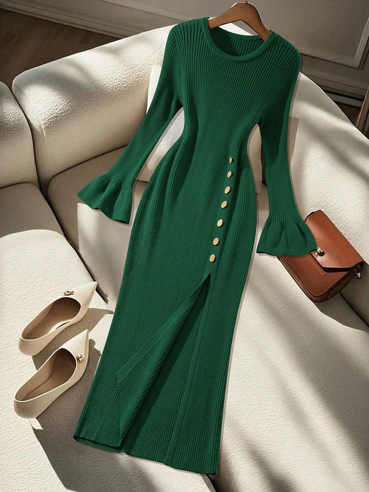 SHEIN maxi ruha, zöld