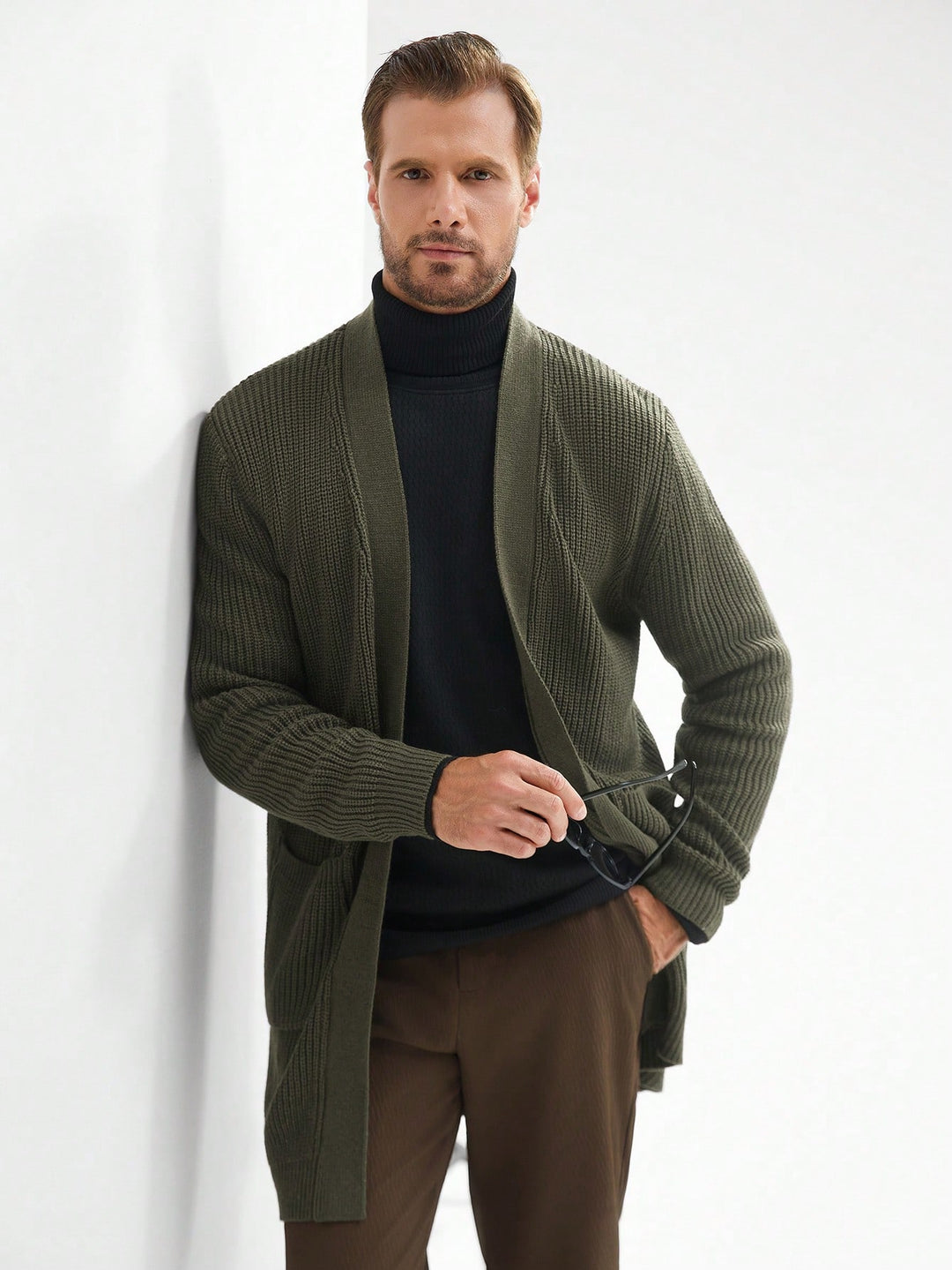 Cardigan SHEIN, kaki