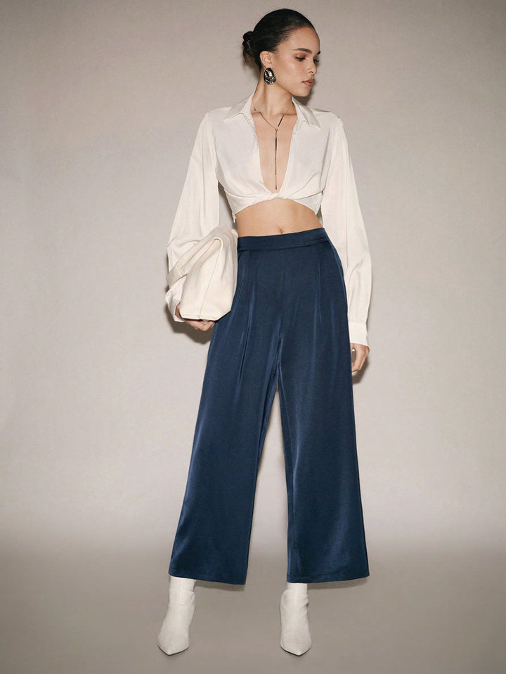 Pantaloni SHEIN, albastru