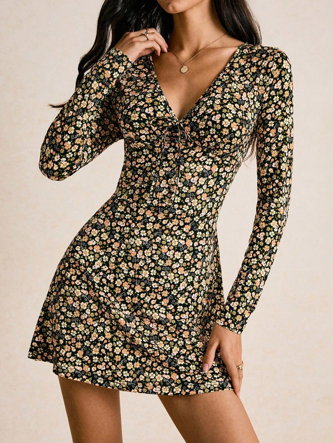 Rochie mini SHEIN, galben