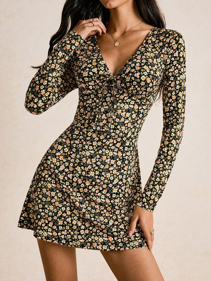 Rochie mini SHEIN, galben